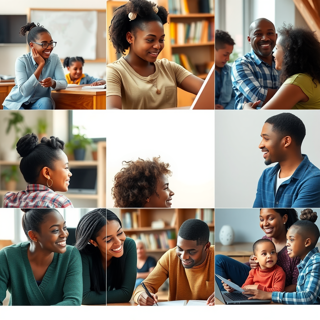 Diverse community members benefiting from foundation programs, including students in educational settings, families receiving support services, and community leaders collaborating, representing the tangible impact of strategic philanthropy